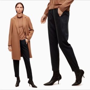 Aritzia Babaton Dexter Pant Wool- Black-Size XS